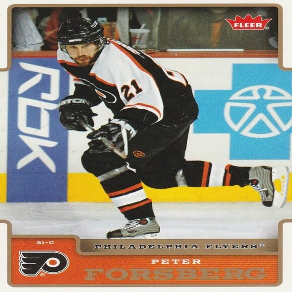 Peter Forsberg Philadelphia Flyers NHL Hockey Card Collection - 2 Card Set - Picture 2 of 3